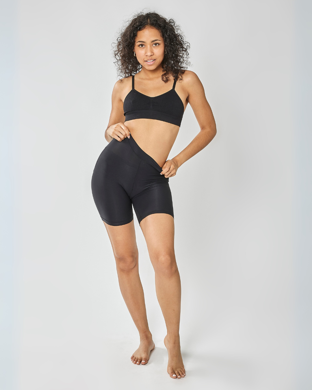 Halbtransparente Radlerhose