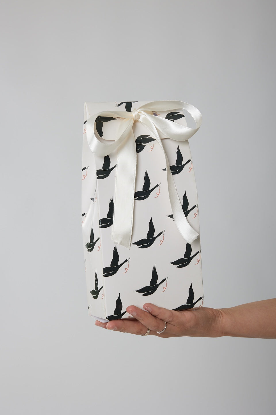 Pochette Cadeau Cygnes