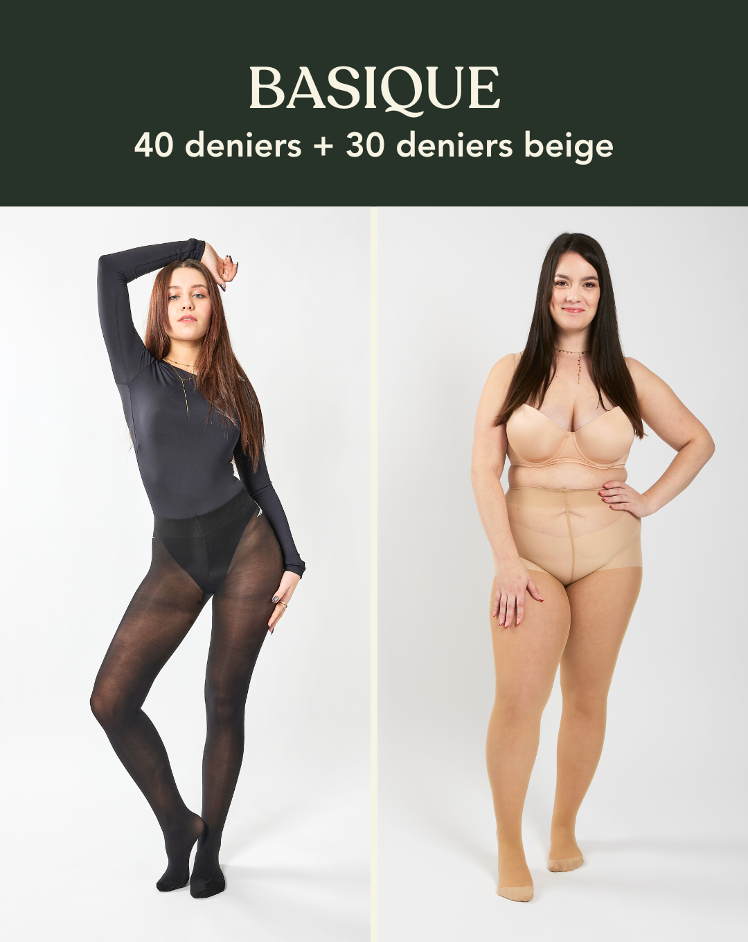 Coffret BASIQUE : duo 40 deniers et 30 deniers