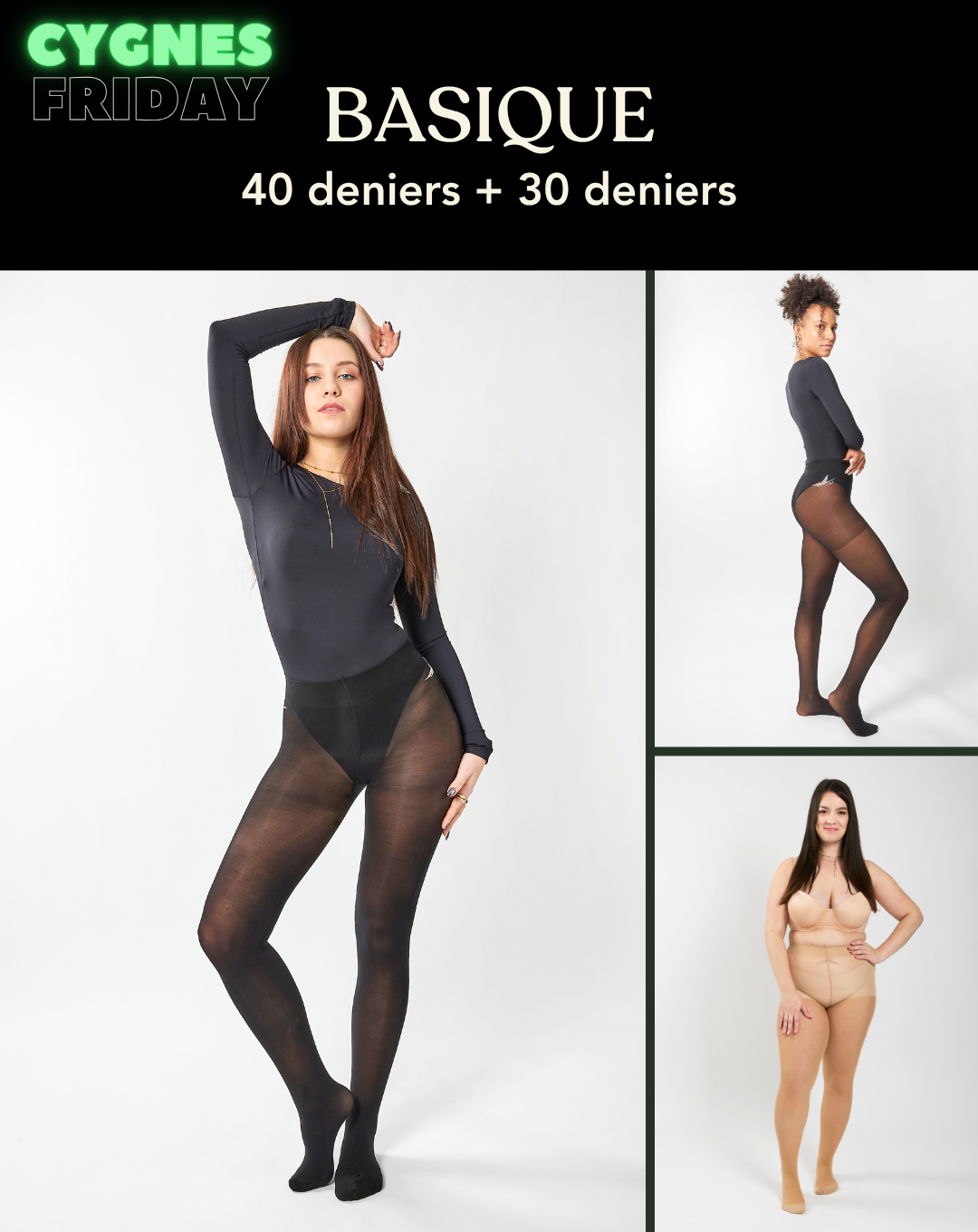 Coffret BASIQUE : duo 40 deniers et 30 deniers