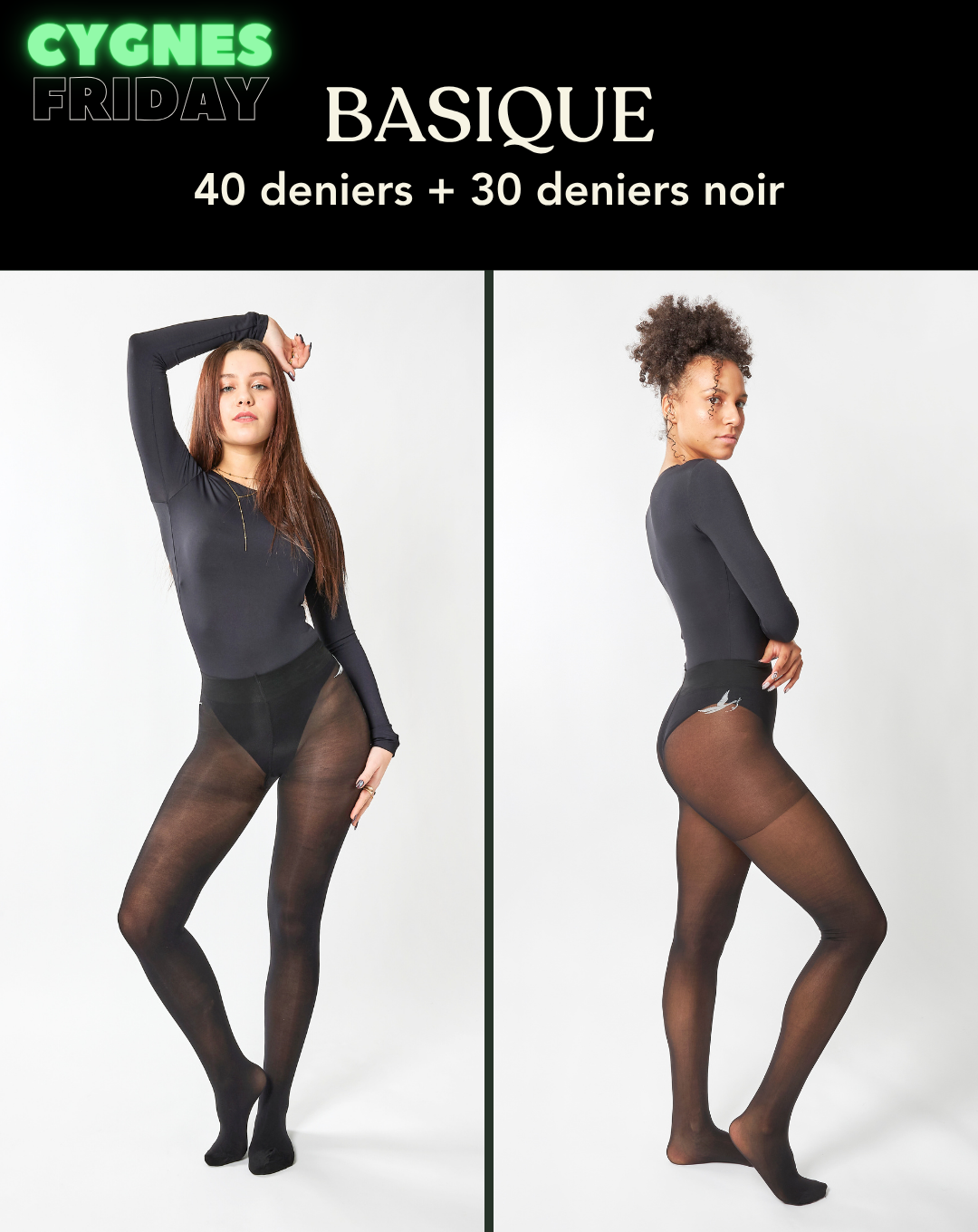 Coffret BASIQUE : duo 40 deniers et 30 deniers