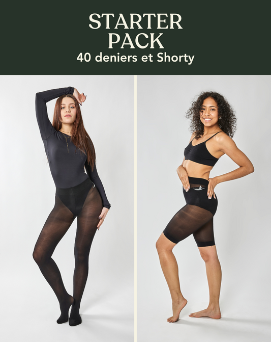 Starterpaket: 40 Denier und Shorty