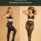 Coffret MOCHA : duo 40 deniers noir et marron