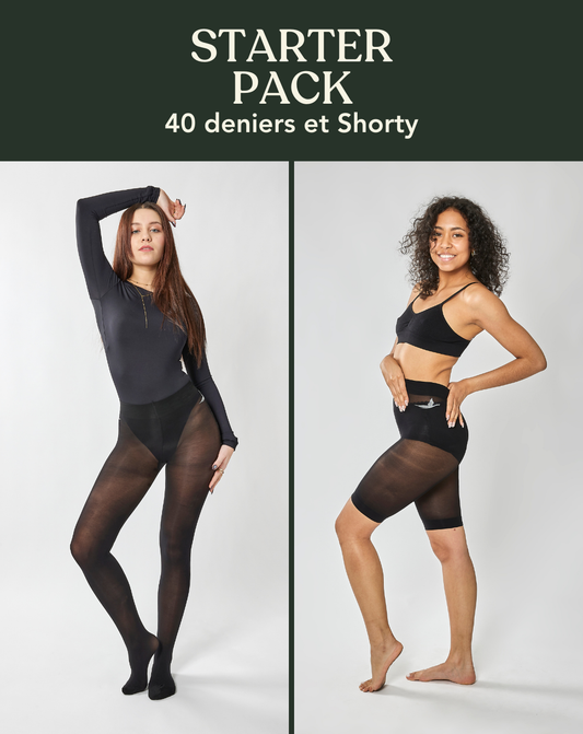 Starterpaket: 40 Denier und Shorty