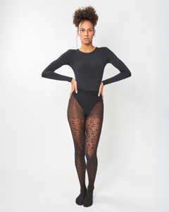 Revolution 30 denier patterned tights