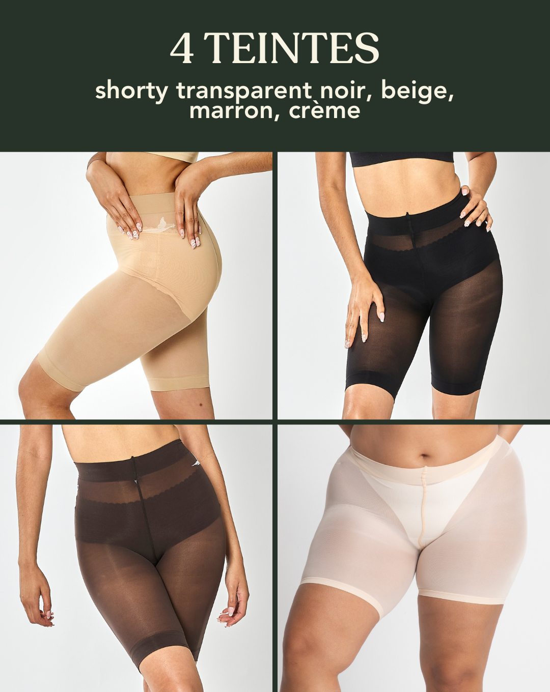 Set mit 4 Lampenschirmen