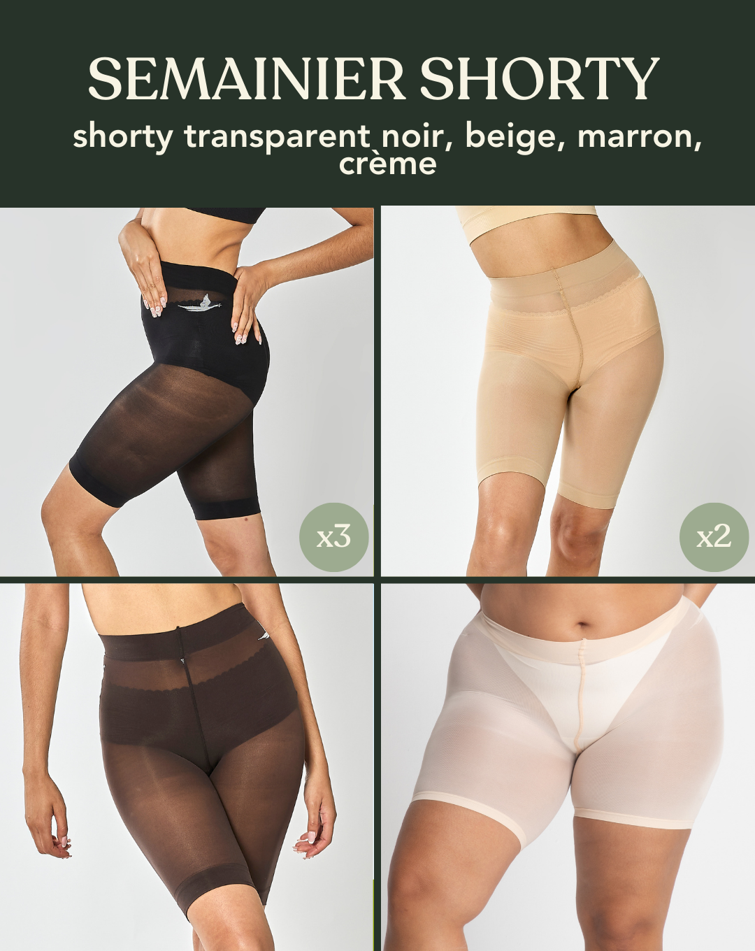 Coffret Semainier Shorty