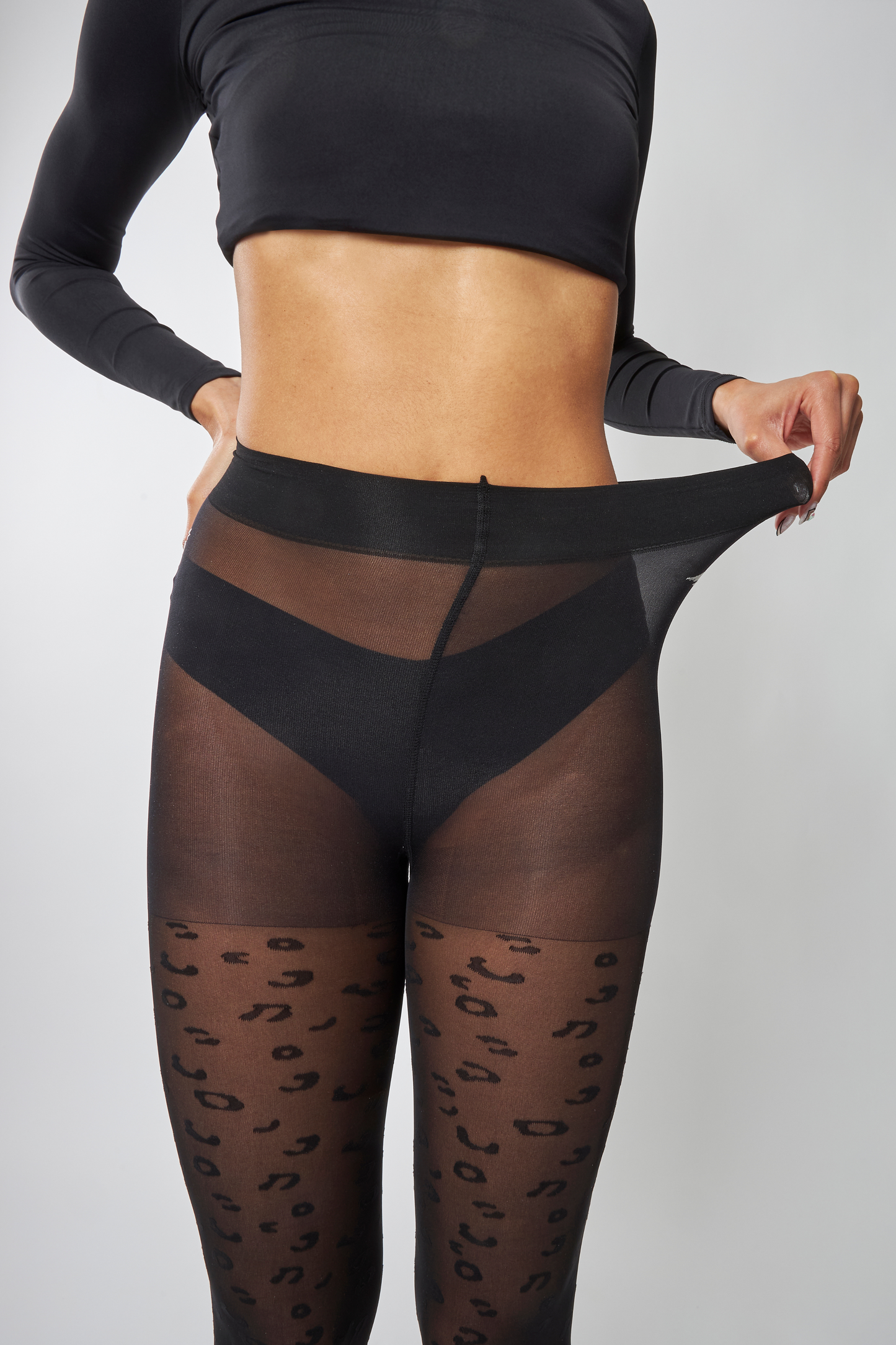 Collants 30 deniers Révolution Léopard