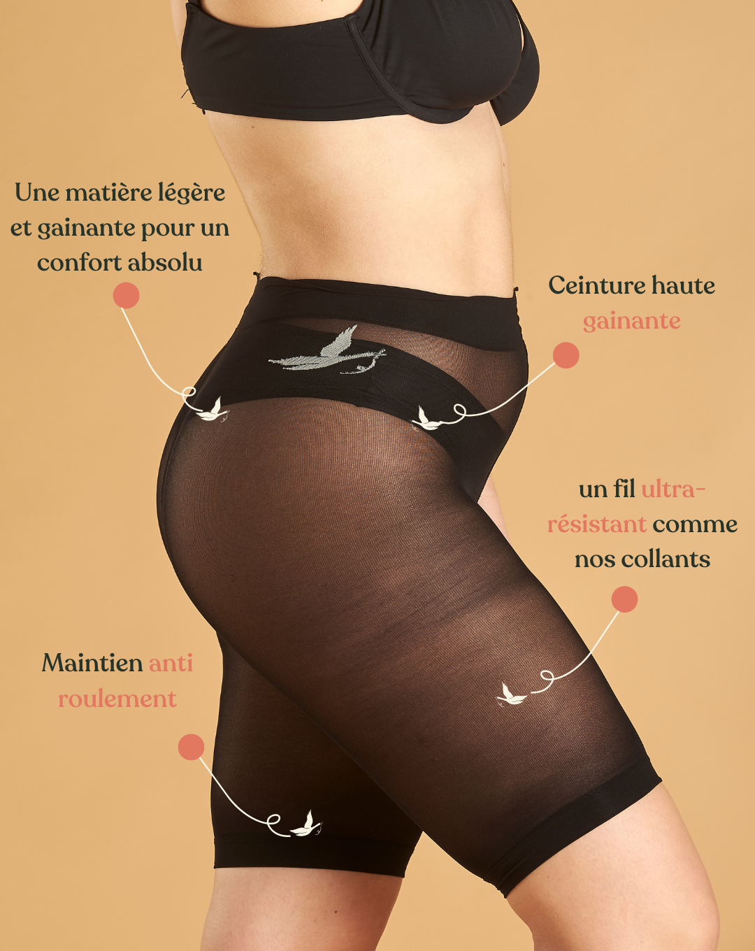 Shorty cycliste ultra-confortable